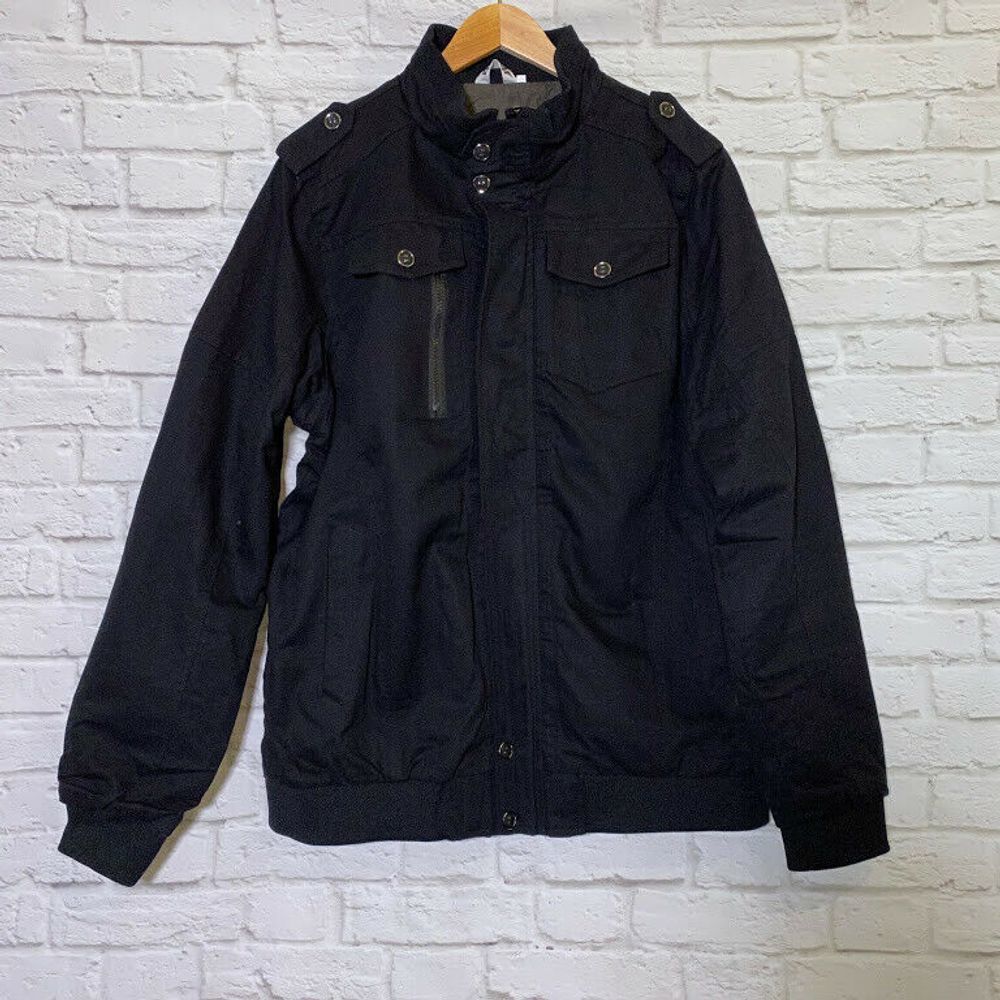 Dwar Men's Casual Zip Jackets Shoulder Straps 2XL